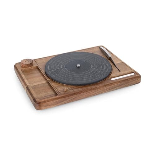 Turntable-Style Spinning Cheese Board