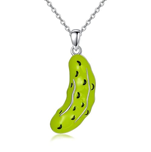 Pickle Charm Necklace