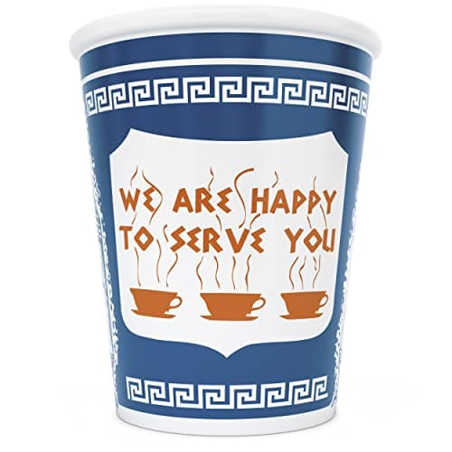 Ceramic Greek Coffee Cup