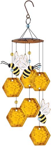 Honeybee Honeycomb Wind Chime