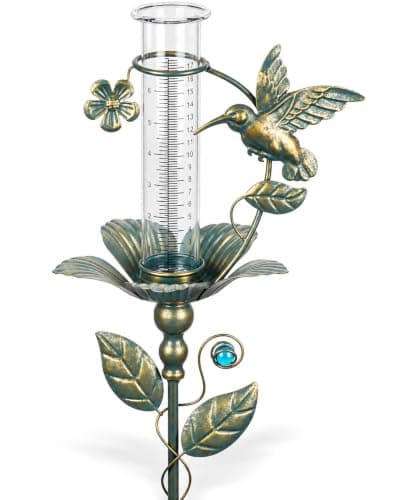 Hummingbird Stake That Tracks Rainfall