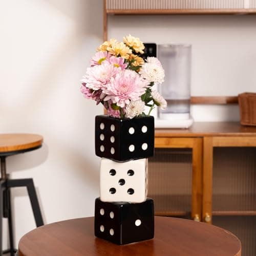 Handmade Dice Vase