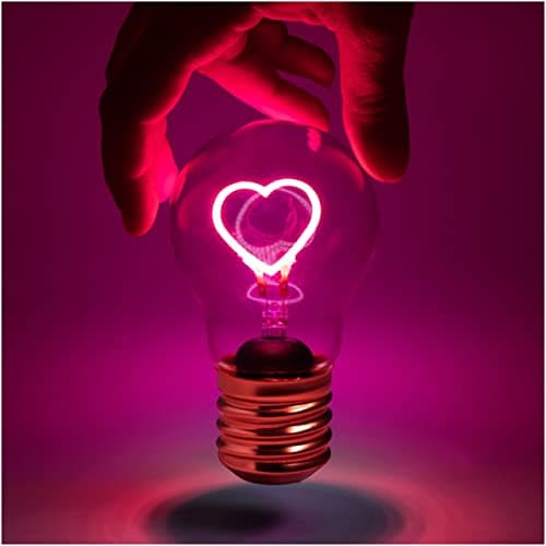 Heart Bulb That Glows Without a Cord