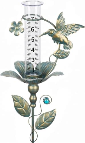 Hummingbird Stake That Tracks Rainfall