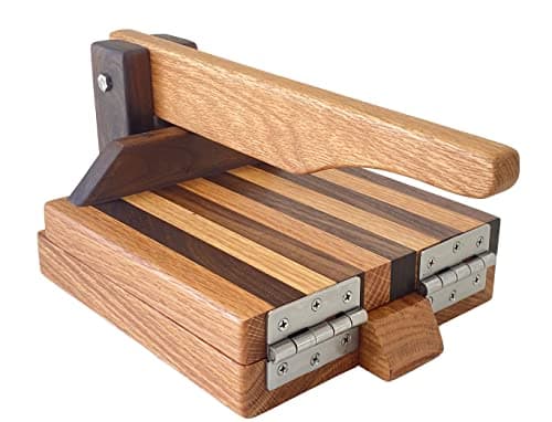 Handmade Oak and Walnut Tortilla Press