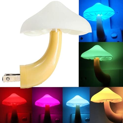 Mushroom Color Changing Night Light