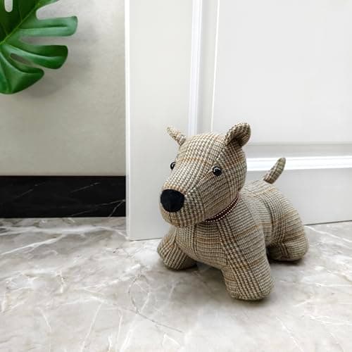 Dog-Shaped Fabric Door Stopper