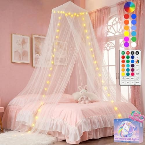 Bed Canopy with Lights
