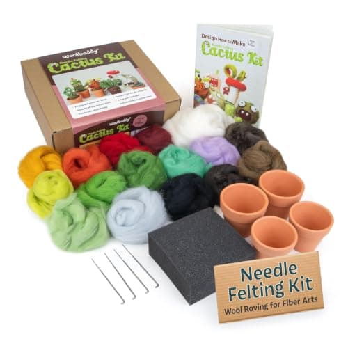 Cactus and Succulent Needle Felting Kit