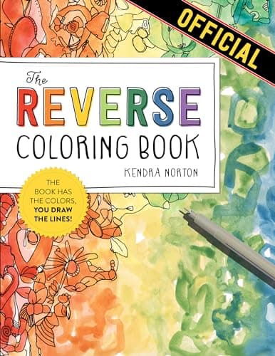 Coloring Book Where Pens Draw Lines