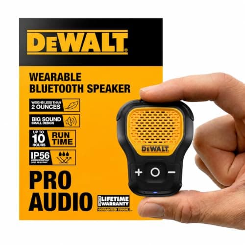 Clip-On Wearable Bluetooth Speaker