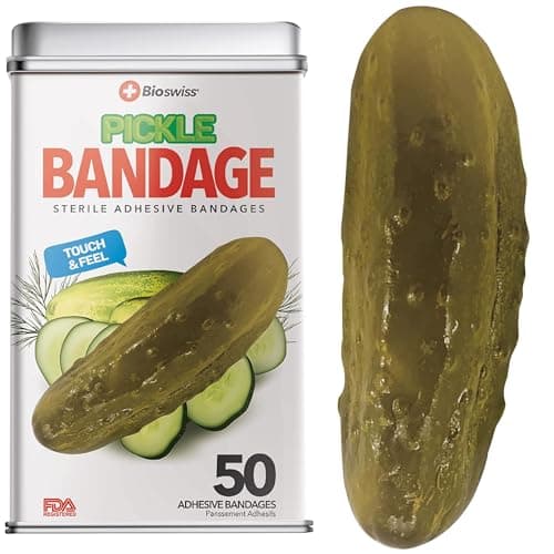 Pickle-Shaped Adhesive Bandages