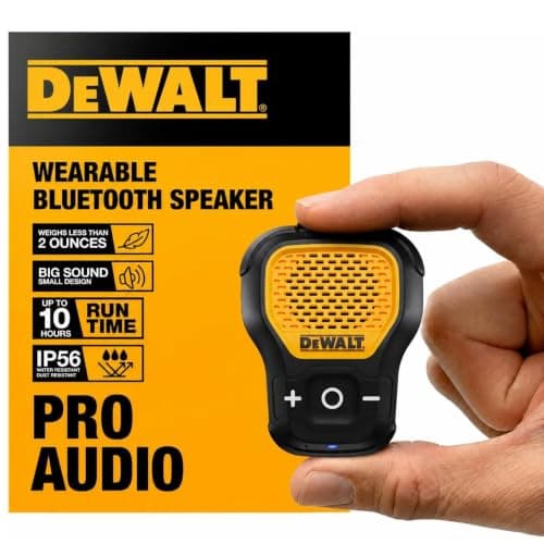 Clip-On Wearable Bluetooth Speaker