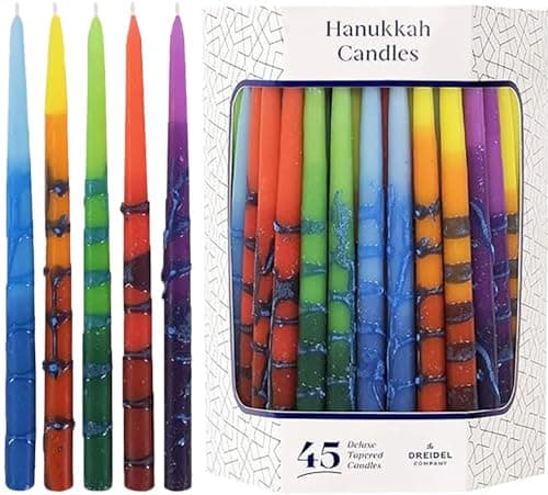 Dripless Hanukkah Candles