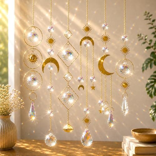 Colorful Crystal Suncatchers