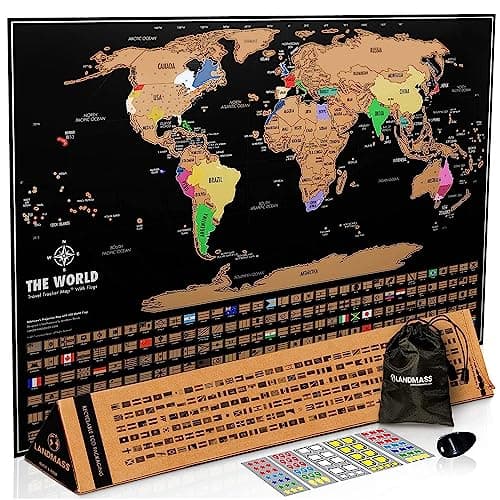 Scratch-Off World Map
