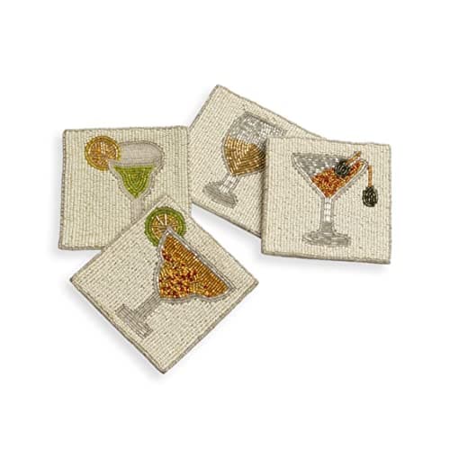 Beaded Cocktail Coasters