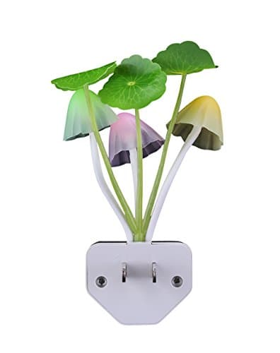 Mushroom Night Light with Color-Changing LEDs