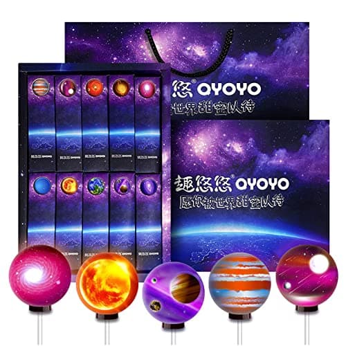 Planet-Themed Lollipops