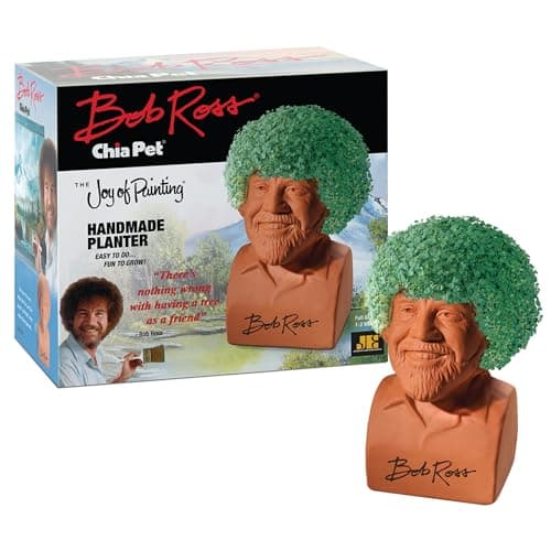 Bob Ross Chia Pet Planter