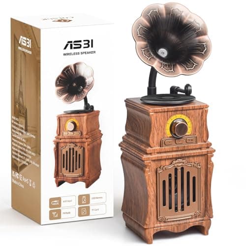 Vintage Gramophone Bluetooth Speaker