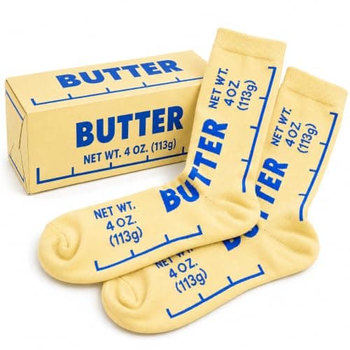 Butter Package Novelty Socks
